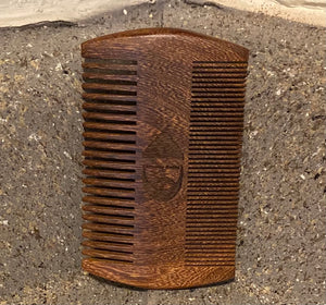 Golden Sandalwood Beard Comb